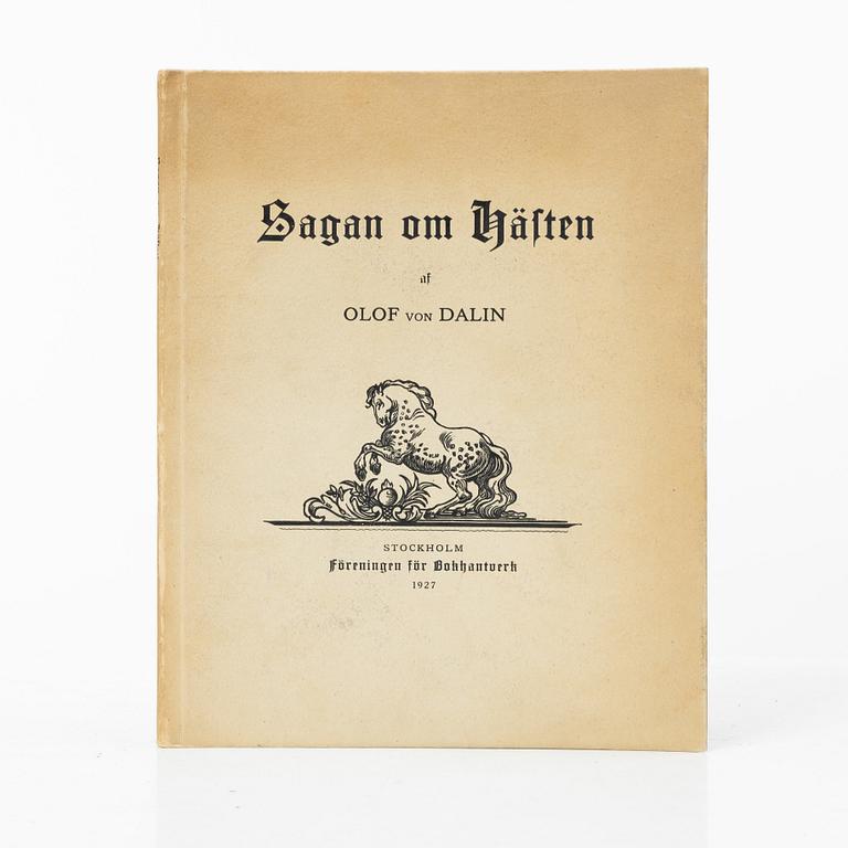 Böcker om hästar, hästskötsel och ridning.