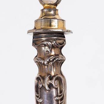 Fiskbestick samt fiskserveringsbestick, 23 delar, silver, Lemor, Tyskland, tidigt 1900-tal.