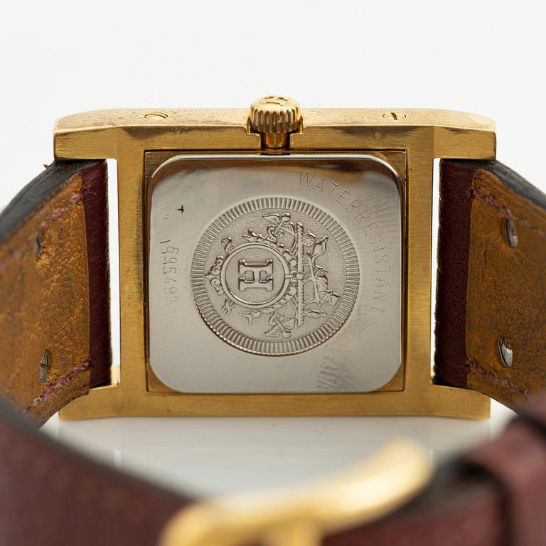 Hermès, Medor, armbandsur, 23 x 32 mm.
