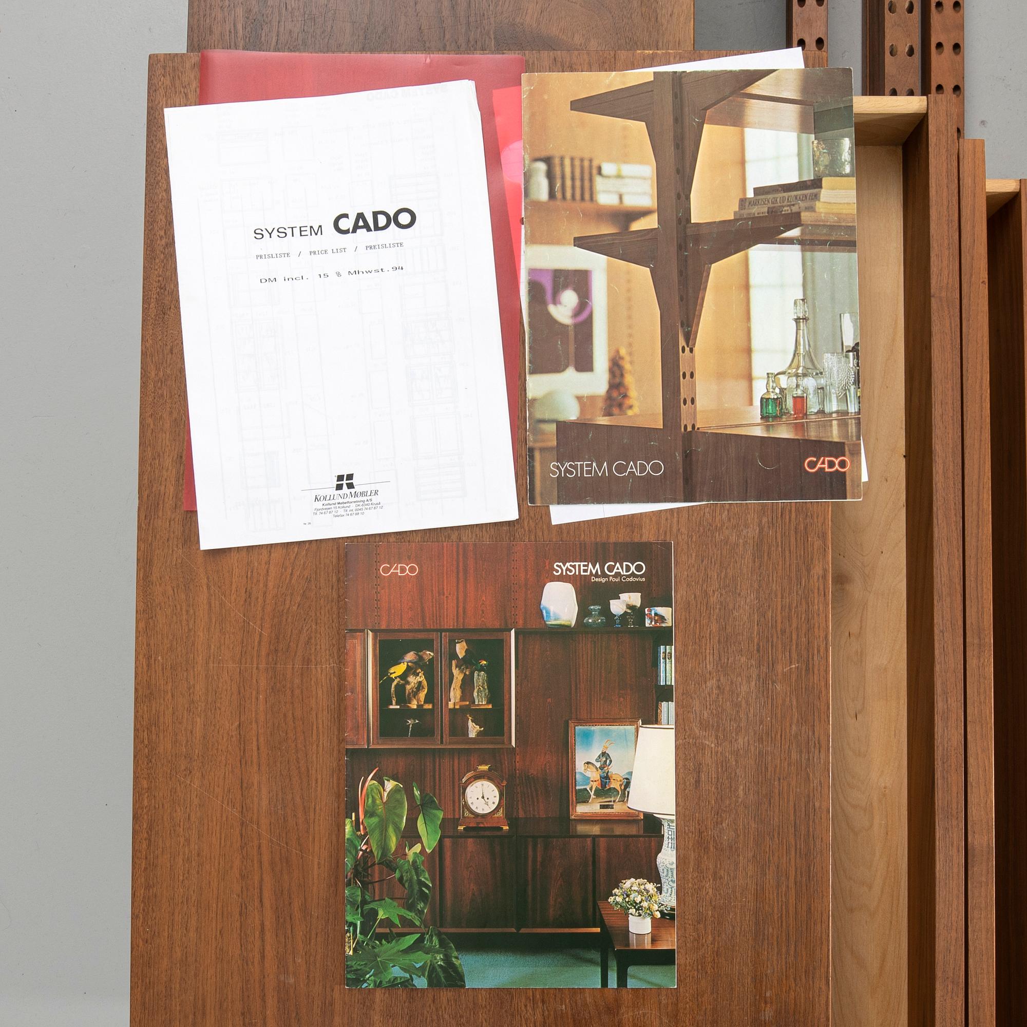 Poul Cadovius, Hyllsystem, "System Cado", teak, Danmark 1960-tal.