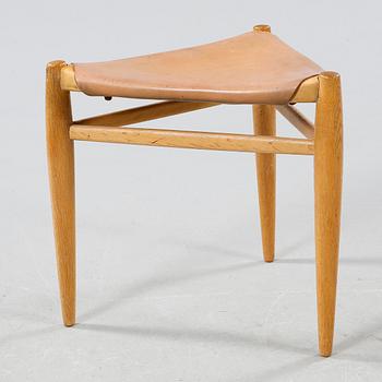 A stool, designed by Östen Kristiansson for Luxus AB in Vittsjö, 1950/60s.