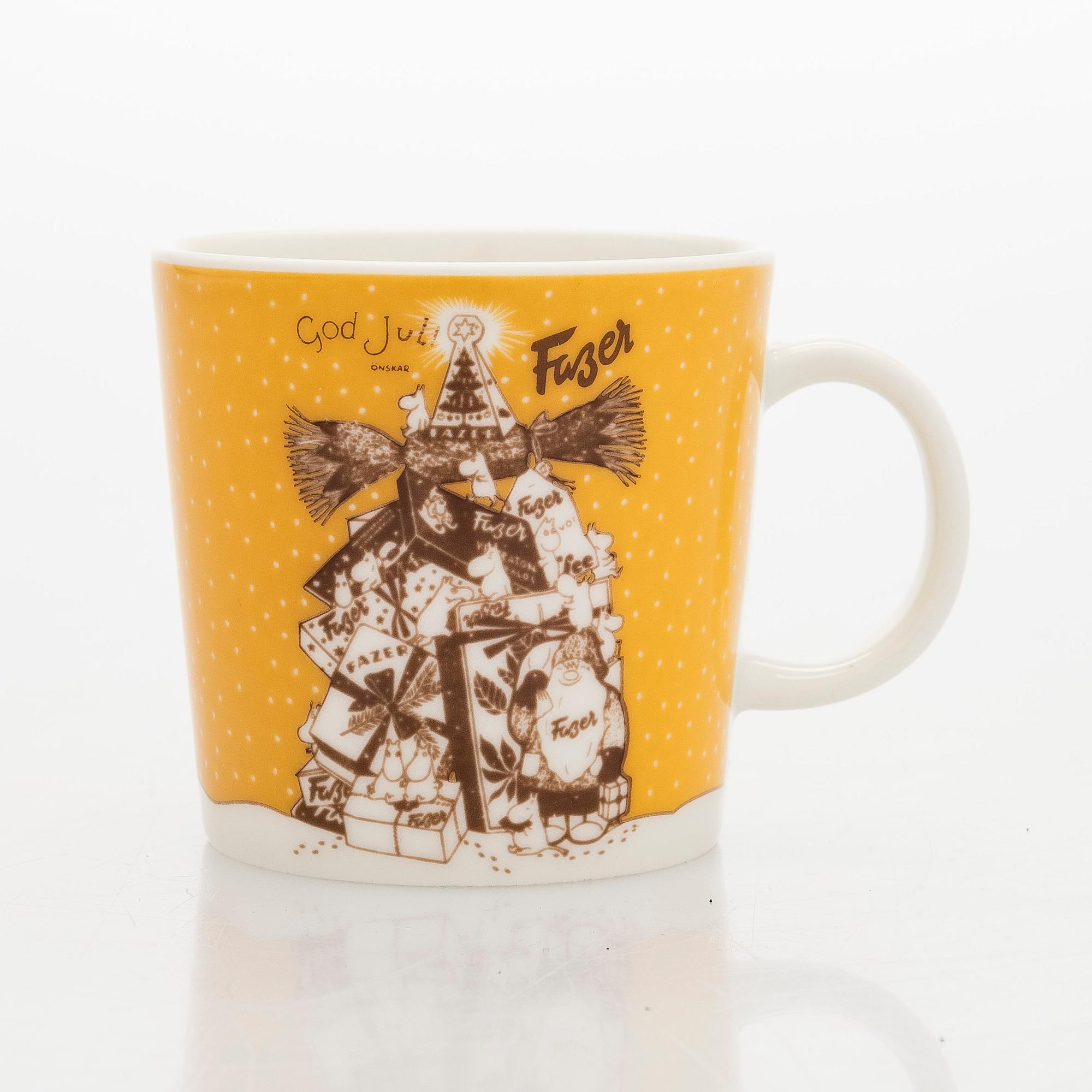 Moomin-mug, porcelain, 'Fazer Café', Moomin Characters, Arabia 2004, numbered 152/400.