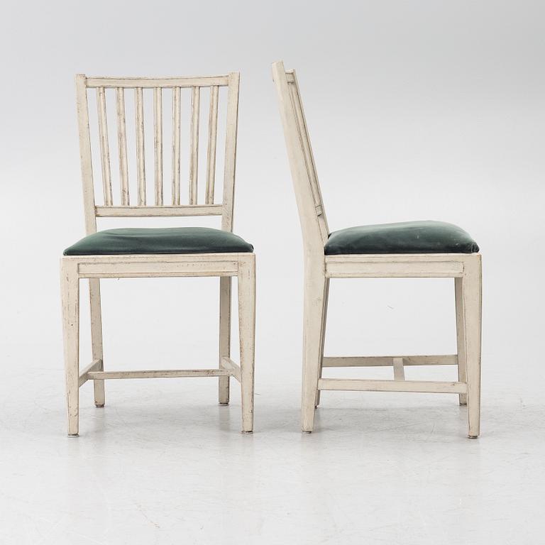 A set of eight chairs, 20th century.