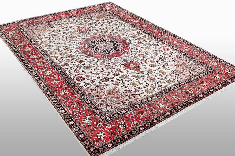 Matta, Täbriz part silk, 60 Raj, ca 355 X 254 cm.