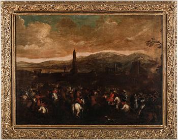 OKÄND KONSTNÄR, olja på duk, 1700-tal.