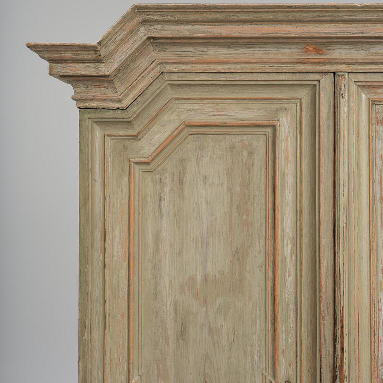 A Swedish late Baroque cabinet, first part 18th century.