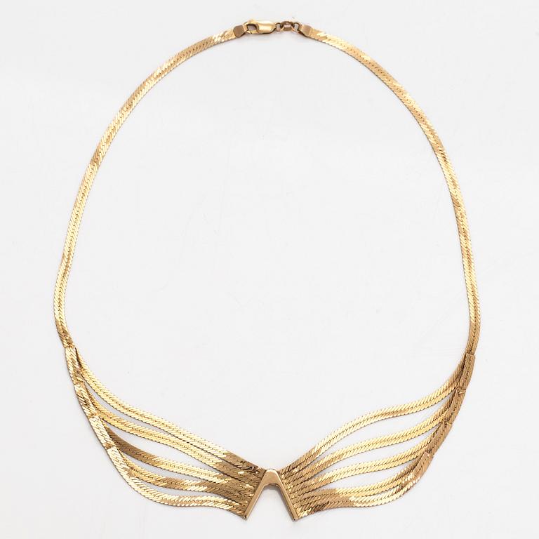 Necklace, 14K gold.