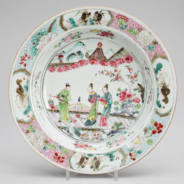 TALLRIK, kompaniporslin, Kina, Yongzheng (1723-35).