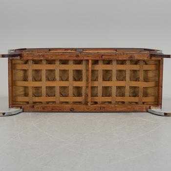 A mid 19th century painted sofa.