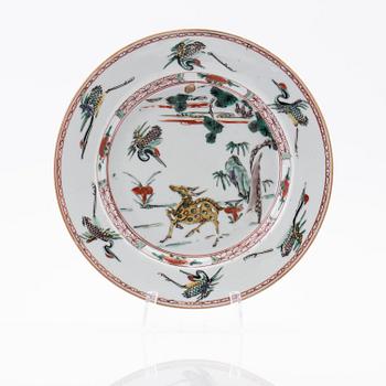 Fat, porslin, Kina, Kangxi (1662-1722).