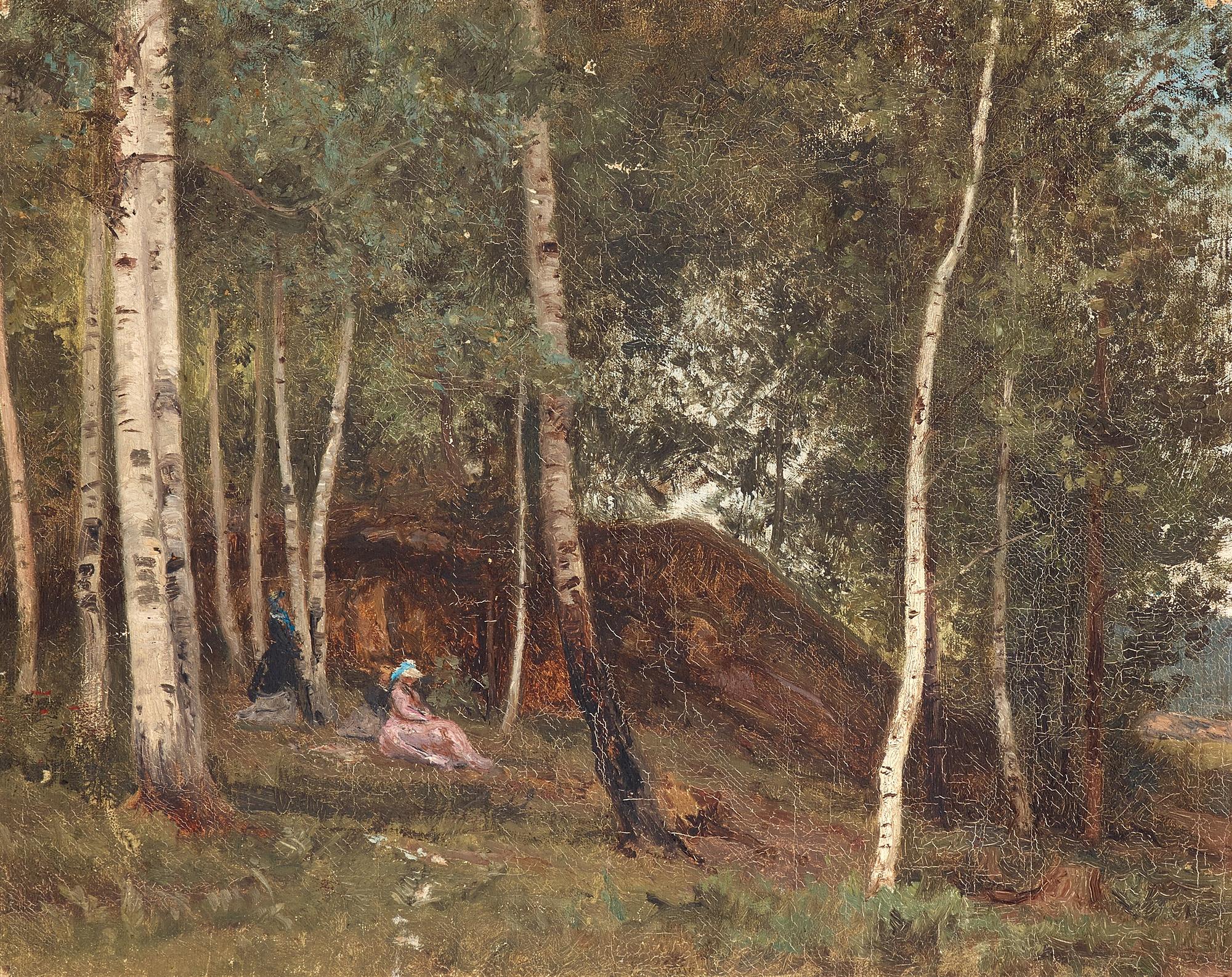 RICHARD BERGH, Olja på duk.