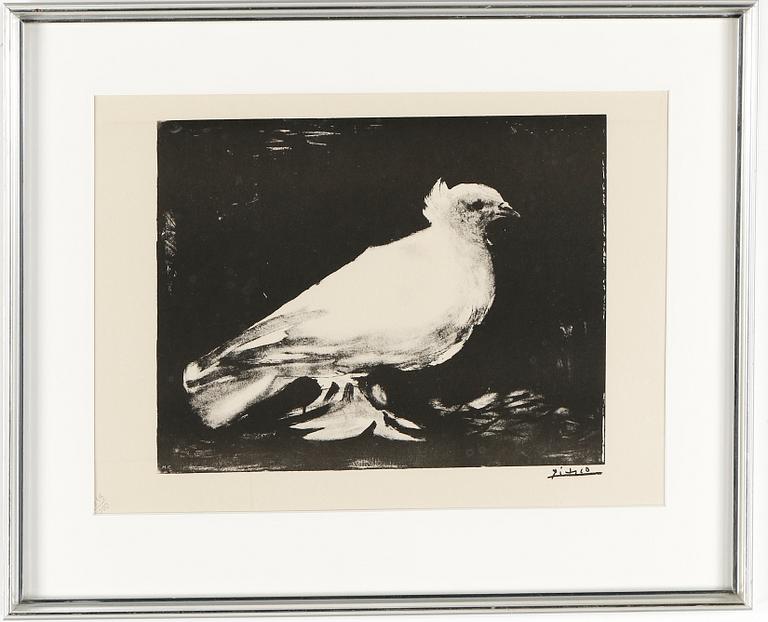 PABLO PICASSO, efter. Litografier, 7 st. Numrerade 838/1000. 1974, 25 Anniversaire du Movement de la Paix.