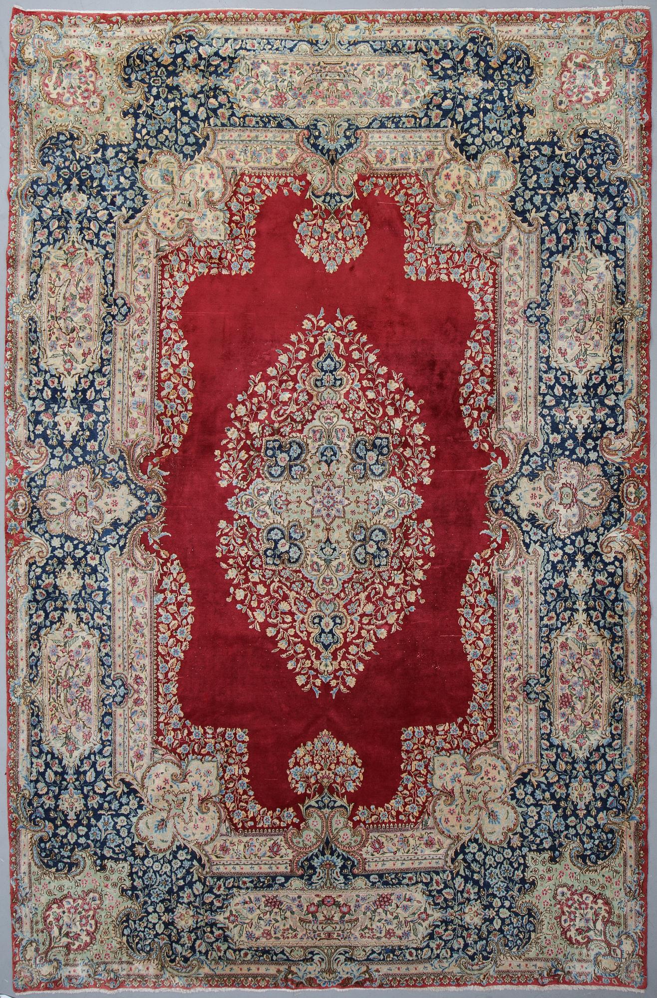 A carpet, Old Kerman, ca 467 x 295 cm.