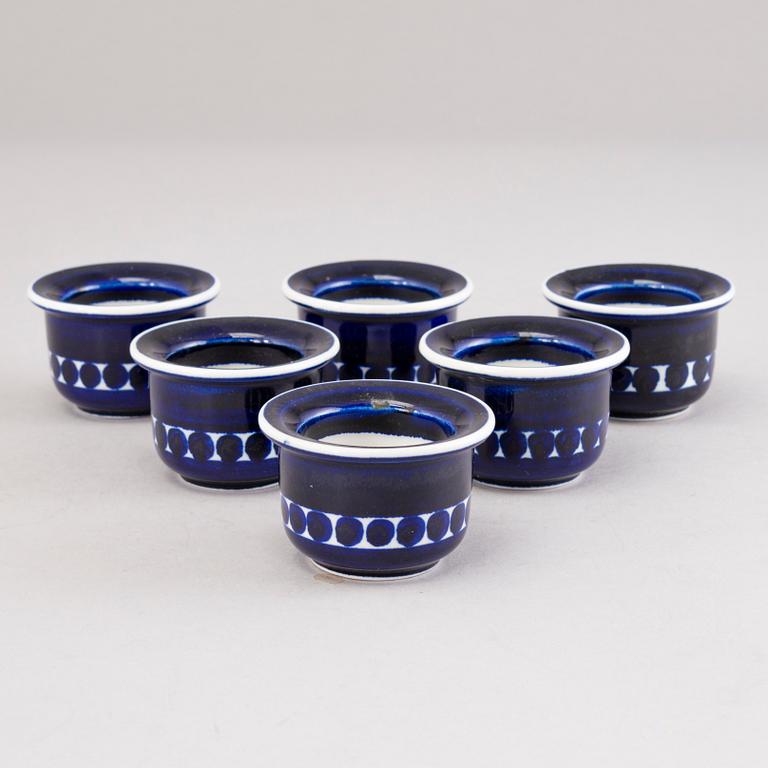 ULLA PROCOPÉ, A 21-piece 'Valencia' tea set for Arabia, Finland, 1970s.