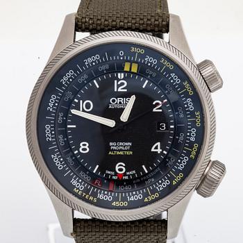 ORIS, Big Crown, Pro Pilot, Altimeter, wristwatch, 47 mm.