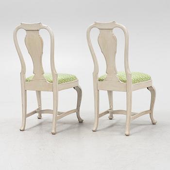 A set of six Rococo style chairs, first half of the 20th Century.
