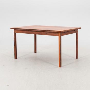 A Nils Jonsson jakaranda dining group 7 pcs Troeds Bra Bohag, Bjärnum, mid-20th century.