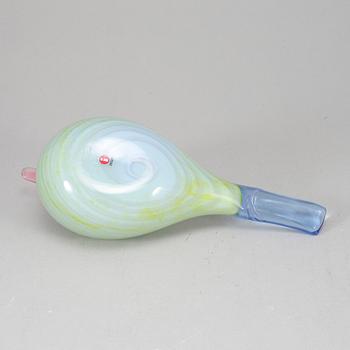 OIVA TOIKKA, lasilintu, Rainbow Bird (Sateenkaarilintu) 2007–, signeerattu O. Toikka Nuutajärvi.