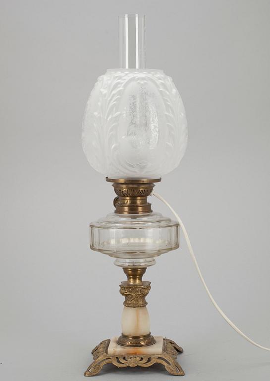 BORDSLAMPA, ca 1900.