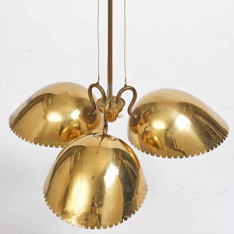 Harald Notini, taklampa, modell "11894", Arvid Böhlmarks Lampfabrik, Stockholm, 1950-tal.