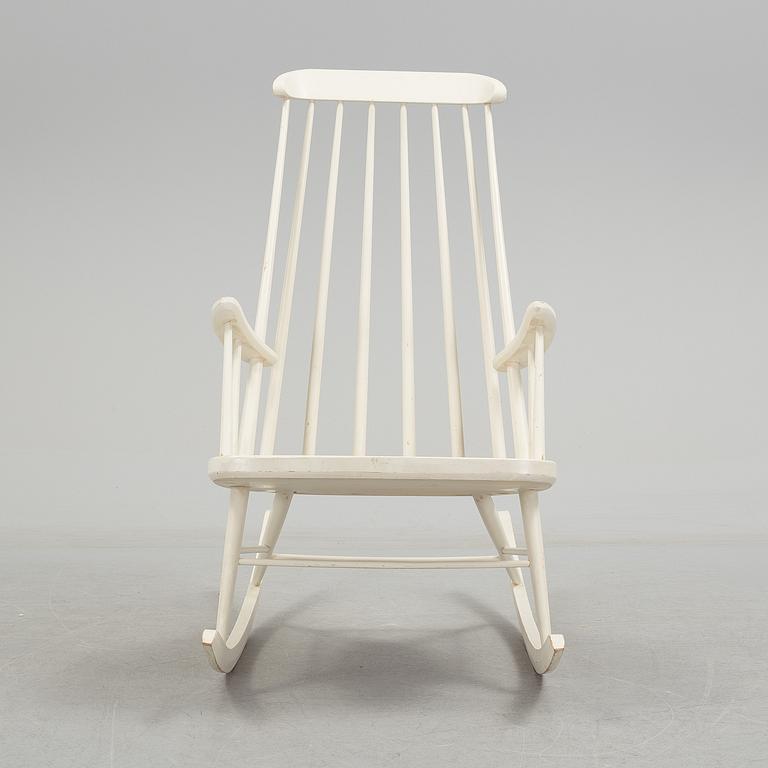 A 'Gunga Din' rocking chair by Gillis Lundgren for Ikea.