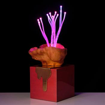 Aia Jüdes, a unique "Vril" lamp/light object, 2020.