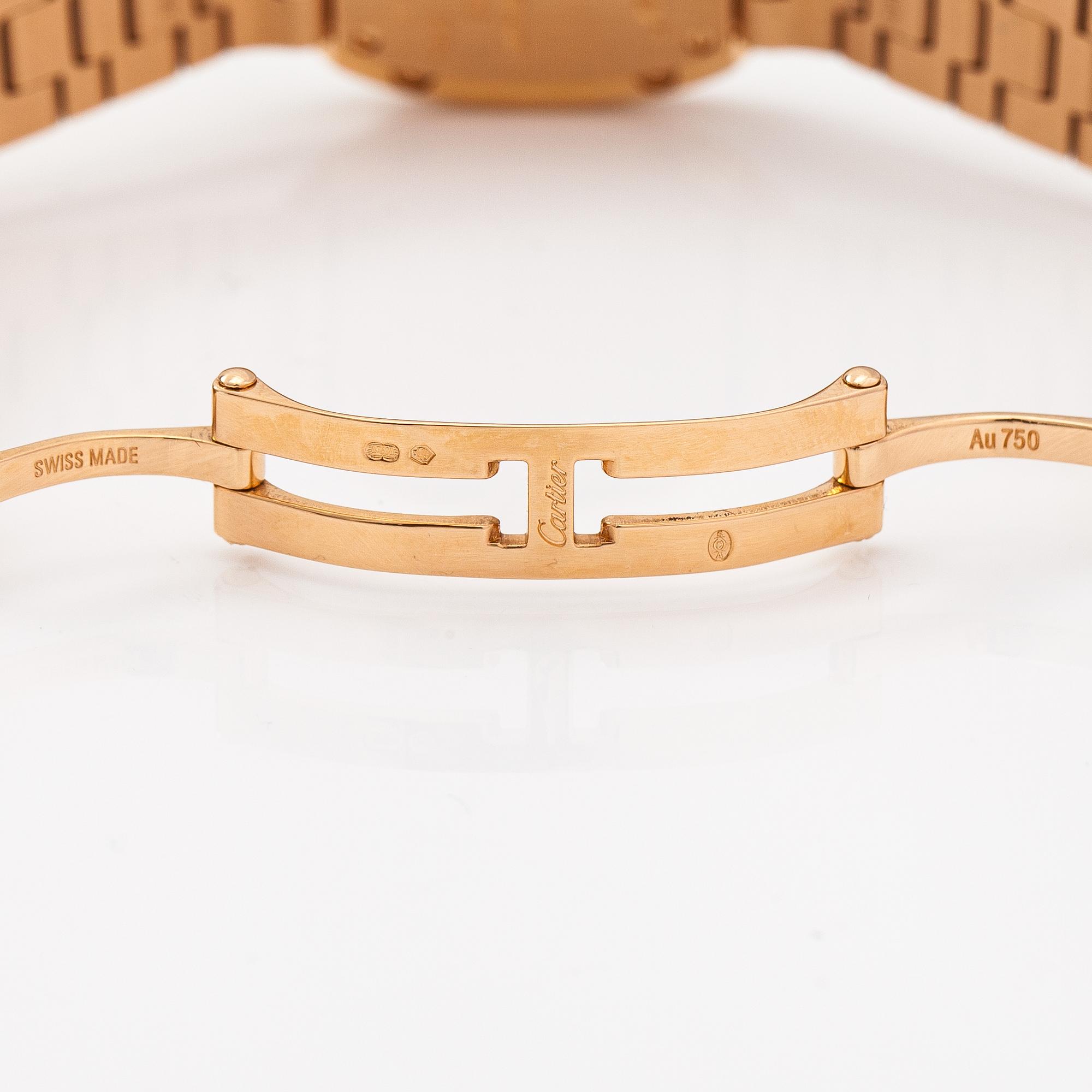 Cartier, Baignoire, wristwatch, 23 x 32 mm.
