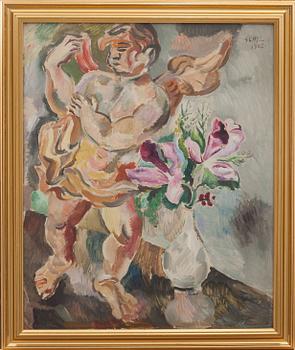 JULES SCHYL, olja på pannå, signerad och daterad 1942.