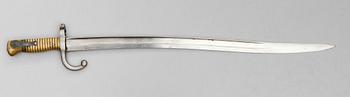 BAJONETT, m/1866 chassepot, Frankrike.