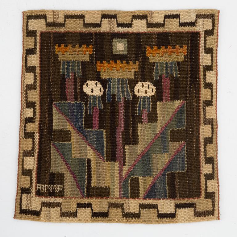Märta Måås-Fjetterström, vävnad, "Maskros", AB MMF, 1900-talets andra hälft.