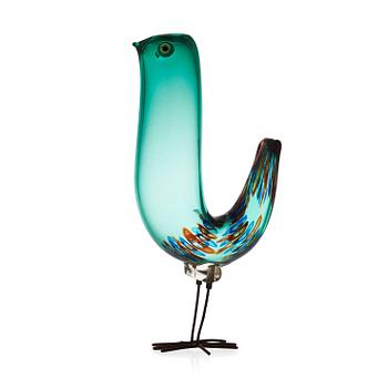 An Alessandro Pianon 'Pulcino' glass bird, Vistosi, Italy, 1960's.