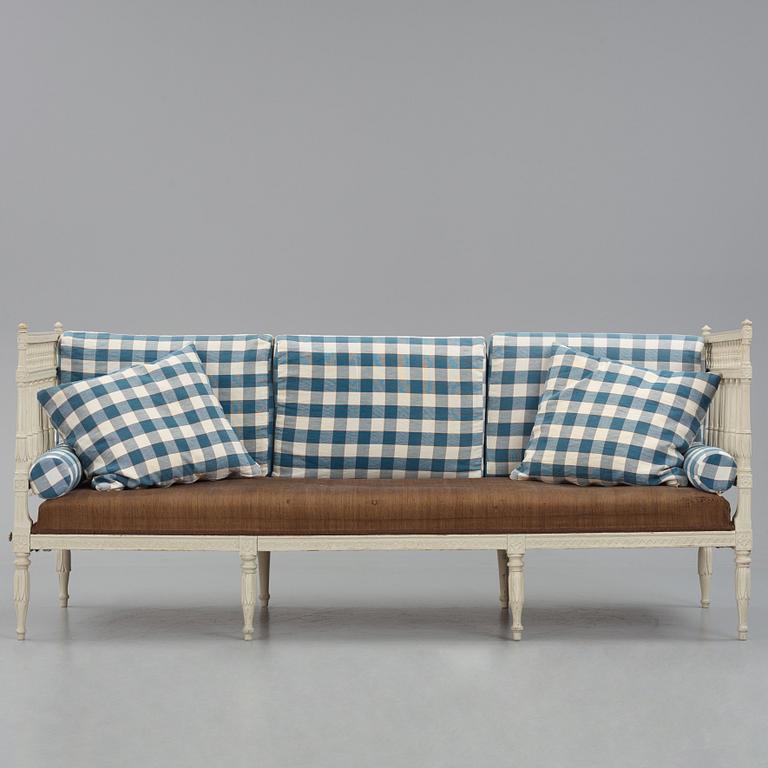 A late Gustavian sofa by Johan Erik Höglander (master 1777-1813), late 18th century.