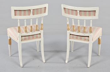STOLAR, ett par, sengustavianska, 1800-talets första hälft.