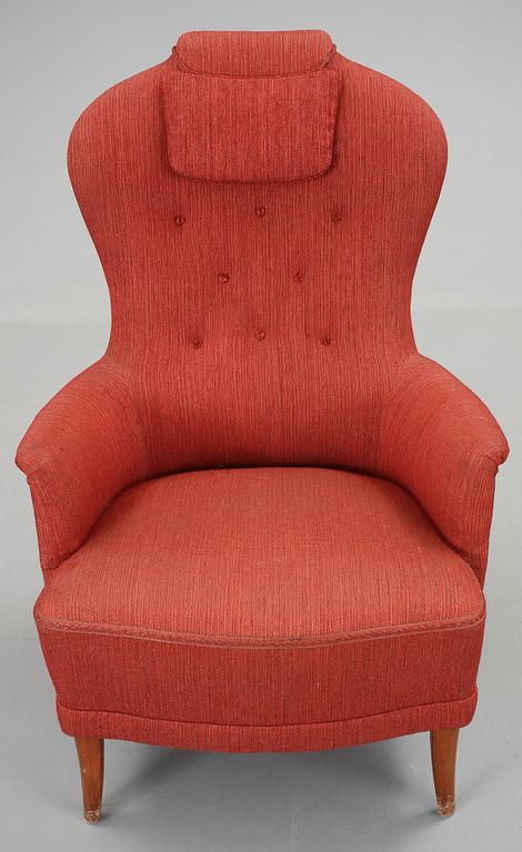 FÅTÖLJ, "Farmor", Carl Malmsten, 1900-talets andra hälft.