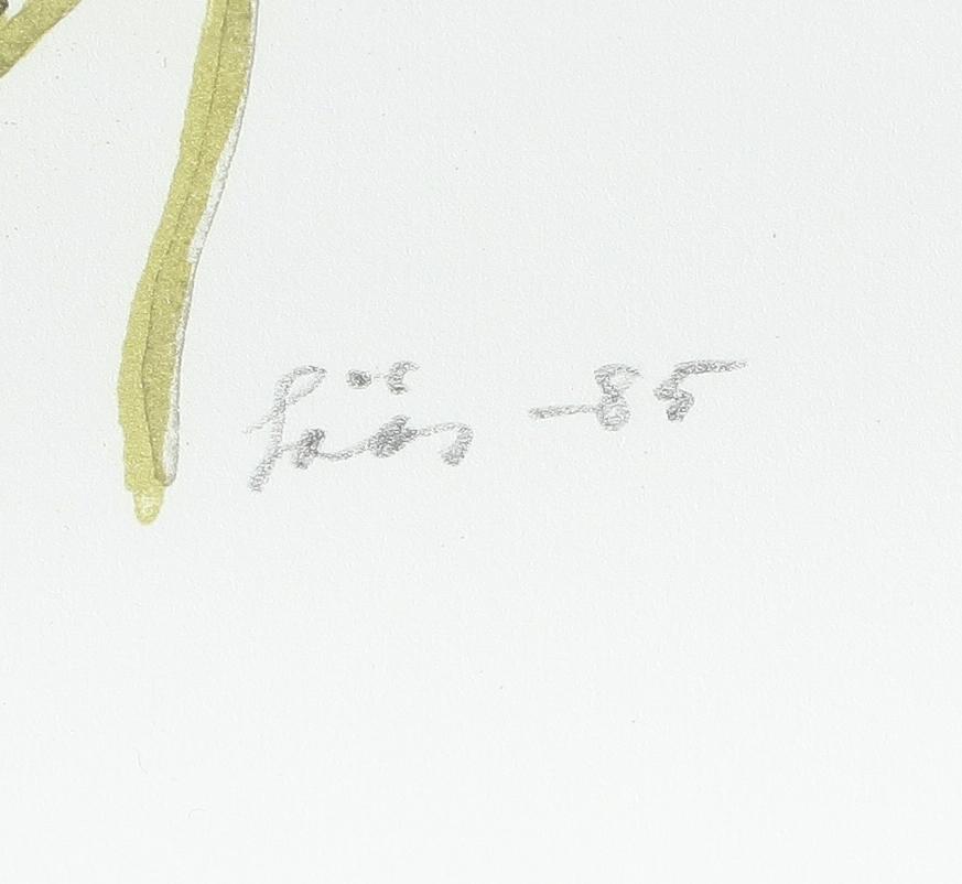 EVY LÅÅS, färglitografi, signerad, daterad -85 och numrerad 83/360.