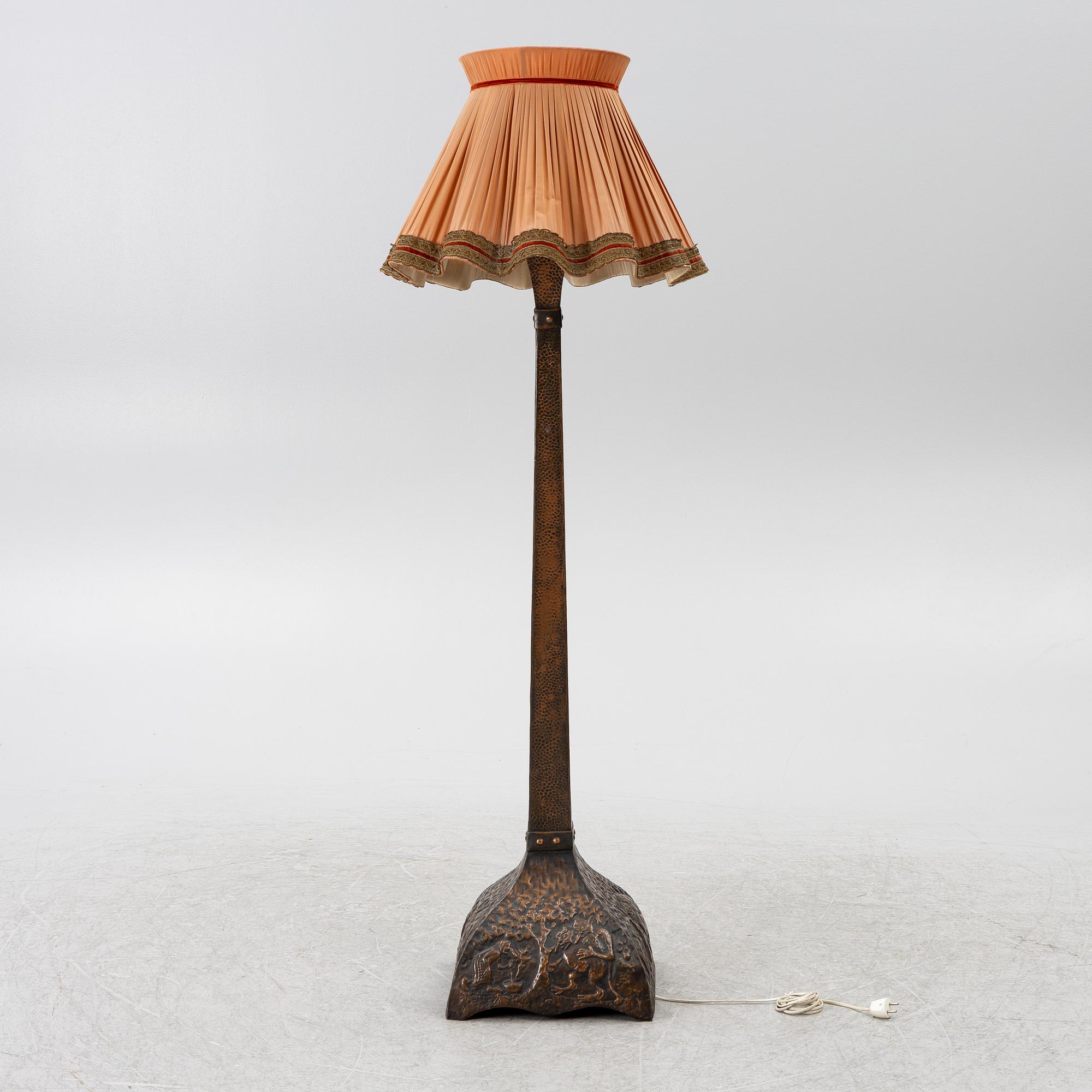 Jugend/Art Nouveau, Floor lamp, early 20th century.