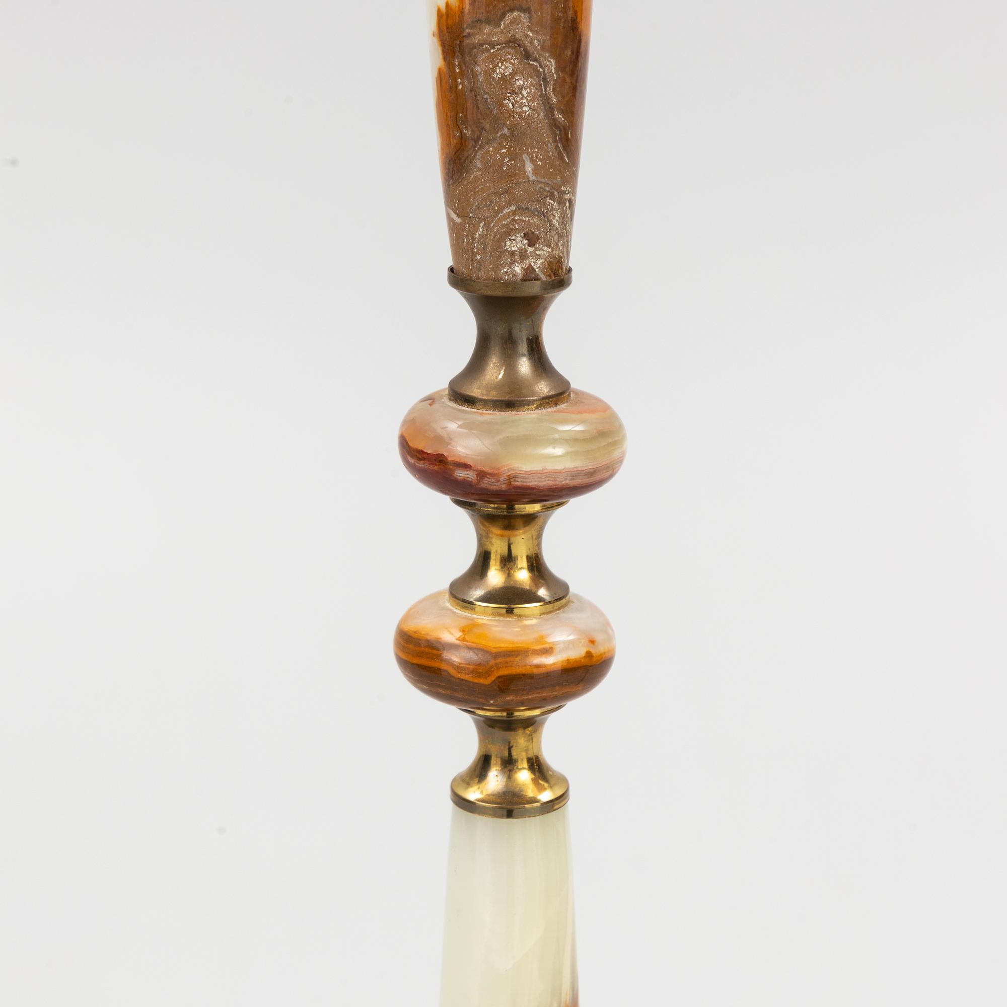 Floor lamps, a pair, second half of the 20th century.