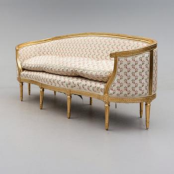 SOFFA, gustaviansk, 1700-talets andra hälft.