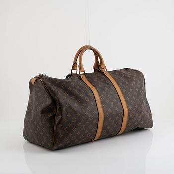 Louis Vuitton,  a monogram canvas 'Keepall 55' weekend bag, 1984.