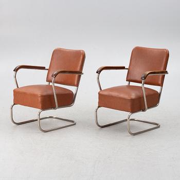 Fåtöljer, ett par, 1930/40-tal.