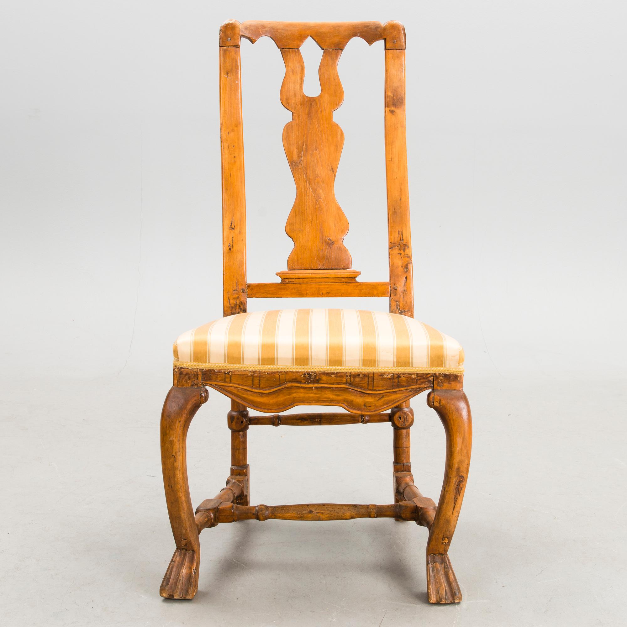An 18th century chair.