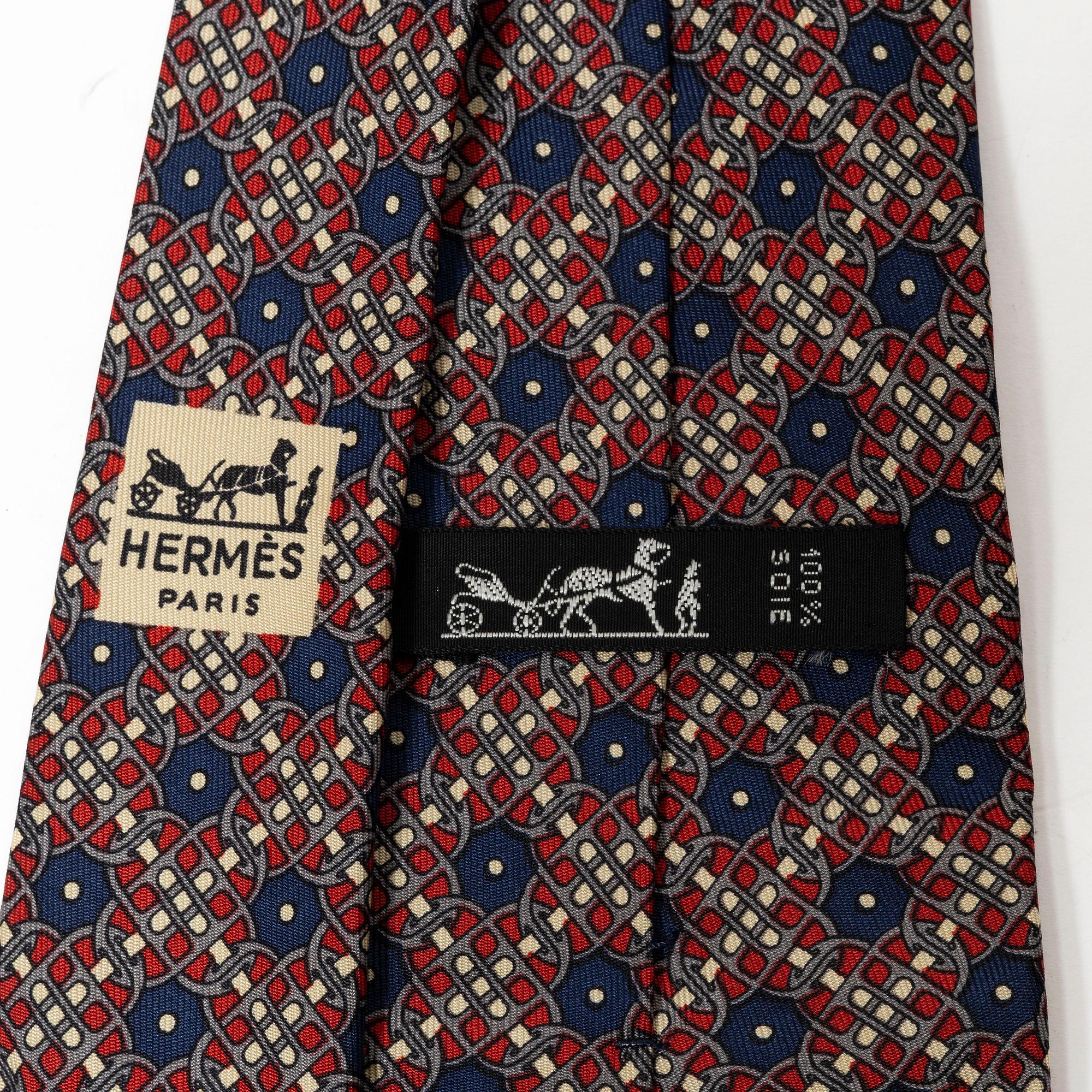 Hermès, ties, 3 pcs.