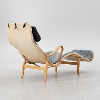 Bruno Mathsson, a "Pernilla" lounge chair, Dux, Sweden, second half of the 20th century.
