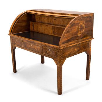 A Dutch roll-top desk from around 1800.