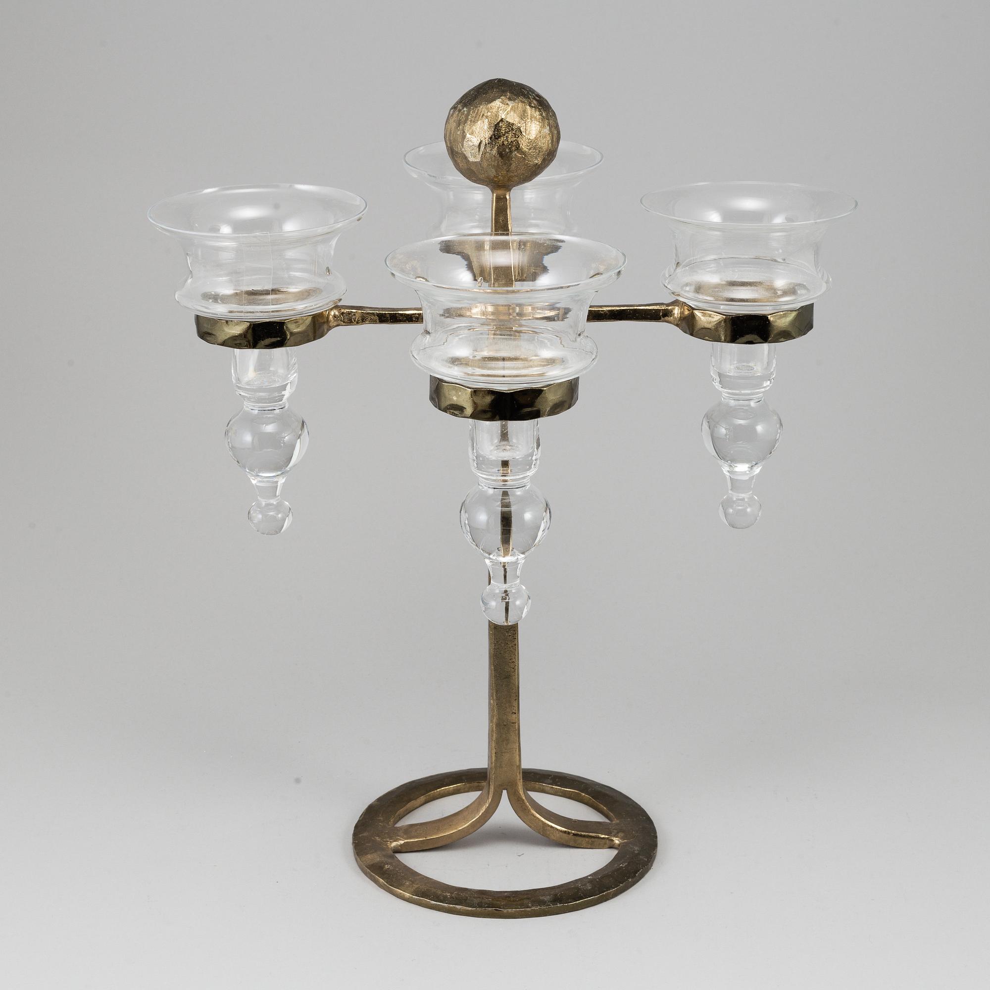 BERTIL VALLIEN, a 1970's candelabra.