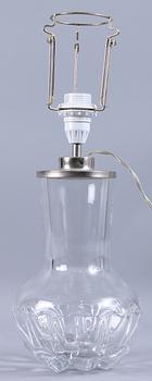 BORDSLAMPA, glas, Olle Alberius, Orrefors.