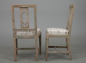 STOLAR ETT PAR, gustavianska, 1700-tal.