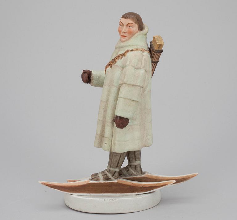 FIGURIN,  biskvi, Gardner, Dimitrovskij Porslinsfabrik, гарднер дмитровский фарфоровый завод, Ryssland 1920-30-tal.