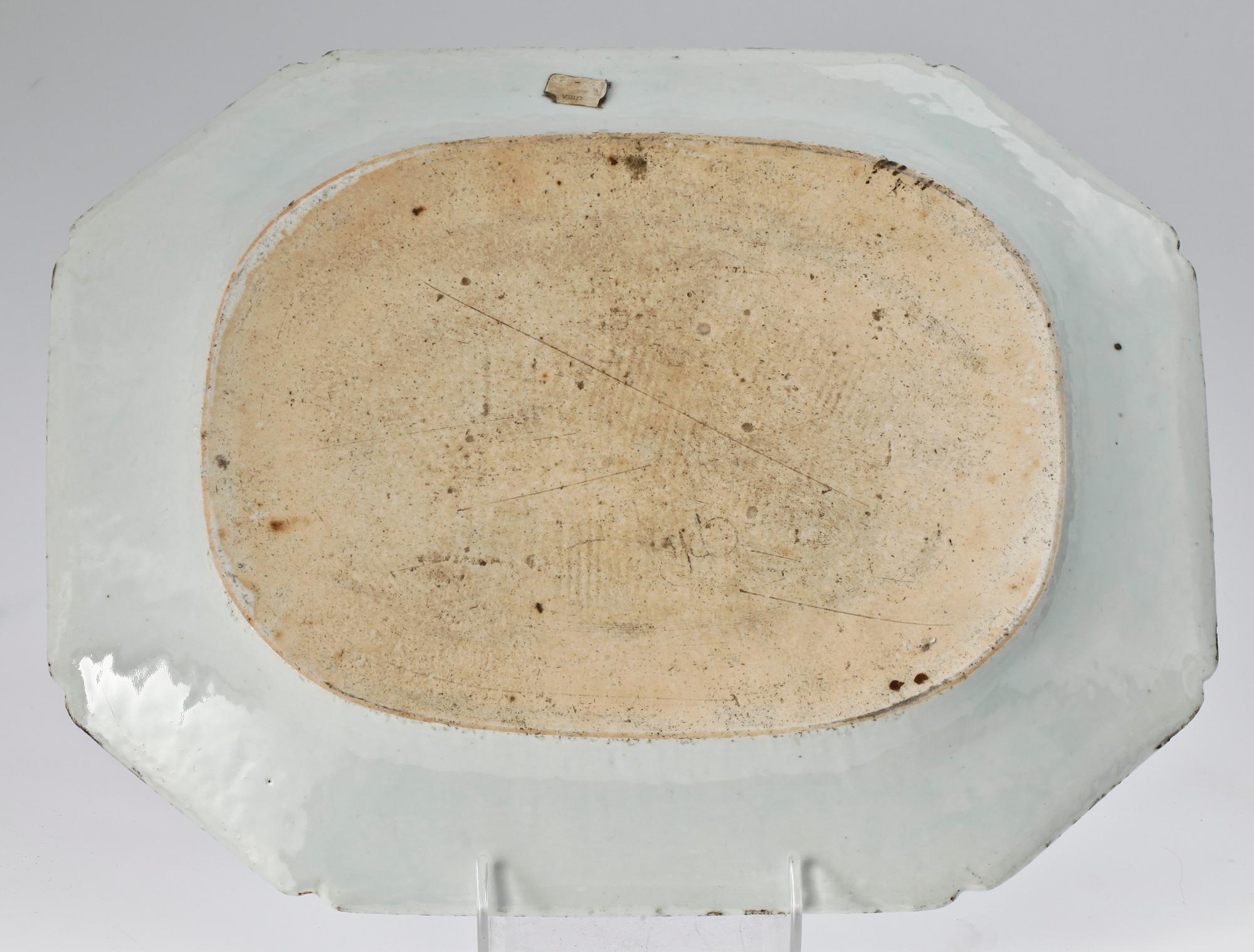 STEKFAT, porslin Kina Qinglong 1700-tal.