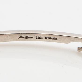 Hans Hansen, neck ring, sterling silver, Denmark.
